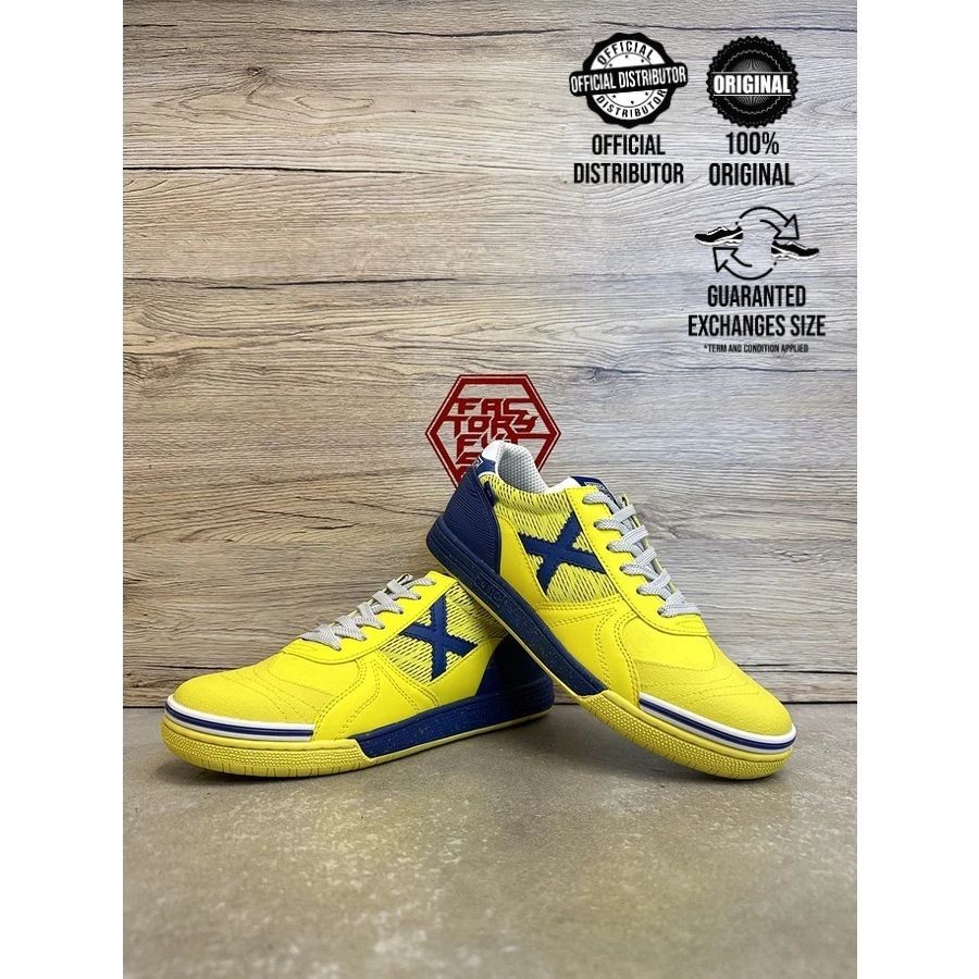 MUNICH XM-G3 INDOOR 362 (สีเหลือง/สีฟ้า) รองเท้า FUTSAL