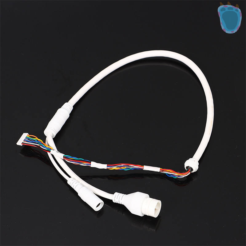 [PA] Ethernet Lan Cable PoE RJ45 สายเคเบิลเครือข่าย 10 Pin 10 Core สําหรับกล้องเครือข่าย Hikvision Ip TH