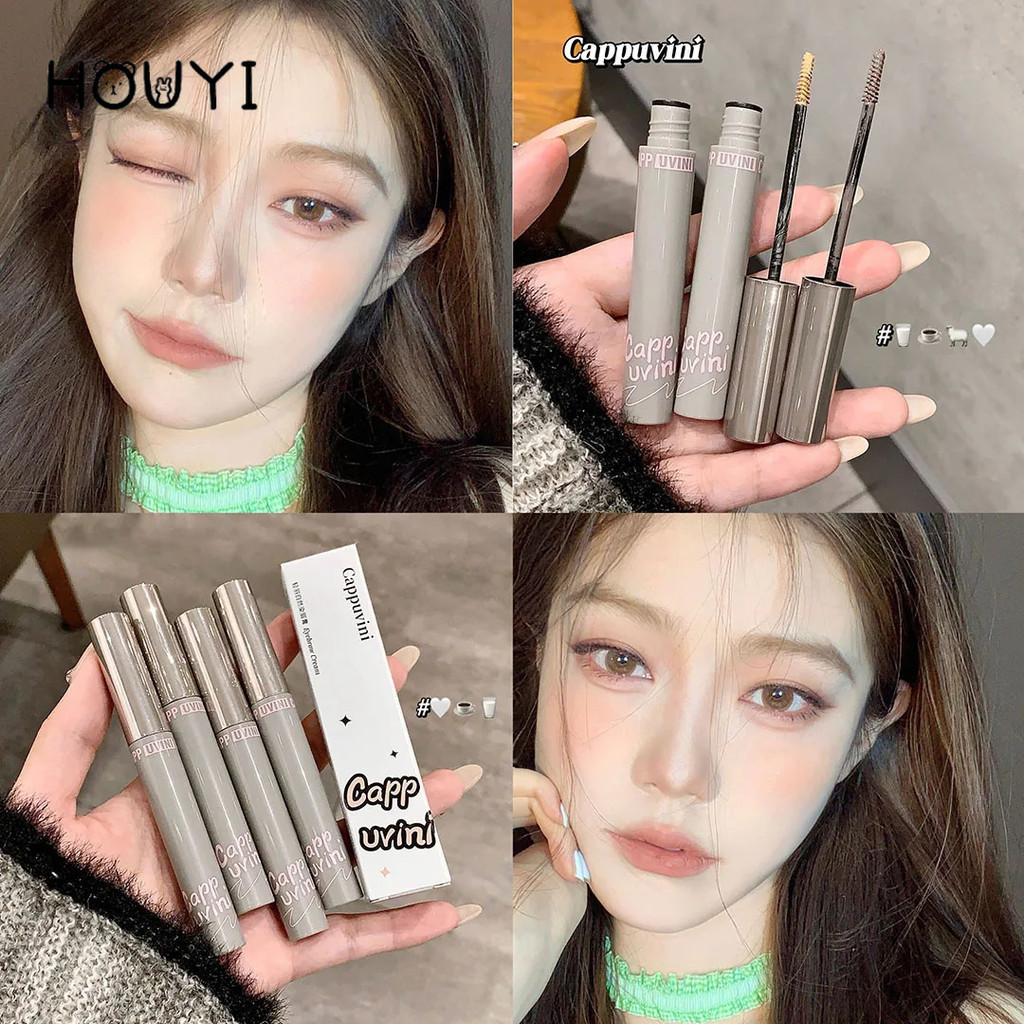 4colors Pink Dark Brown Eyebrow Tint - Waterproof Long Lasting Fast Tinted Eyebrow Cream - Natural Eye Brow Enhancer