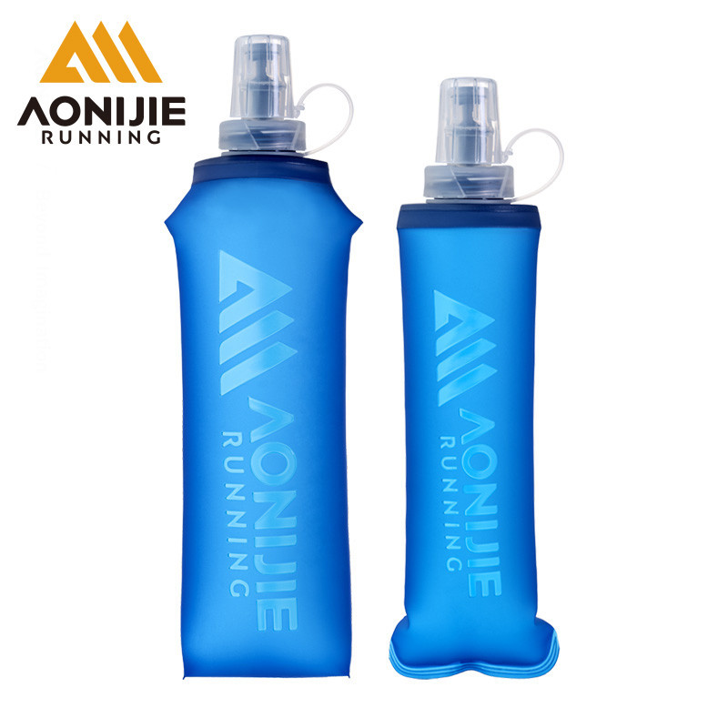 Aonijie SD31 250ml 500ml กระติกน้ํานุ่มพับได้ FBA-Free TPU ขวดน้ําสําหรับกีฬากลางแจ้ง Hydration วิ่งเดินป่าขี่จักรยาน
