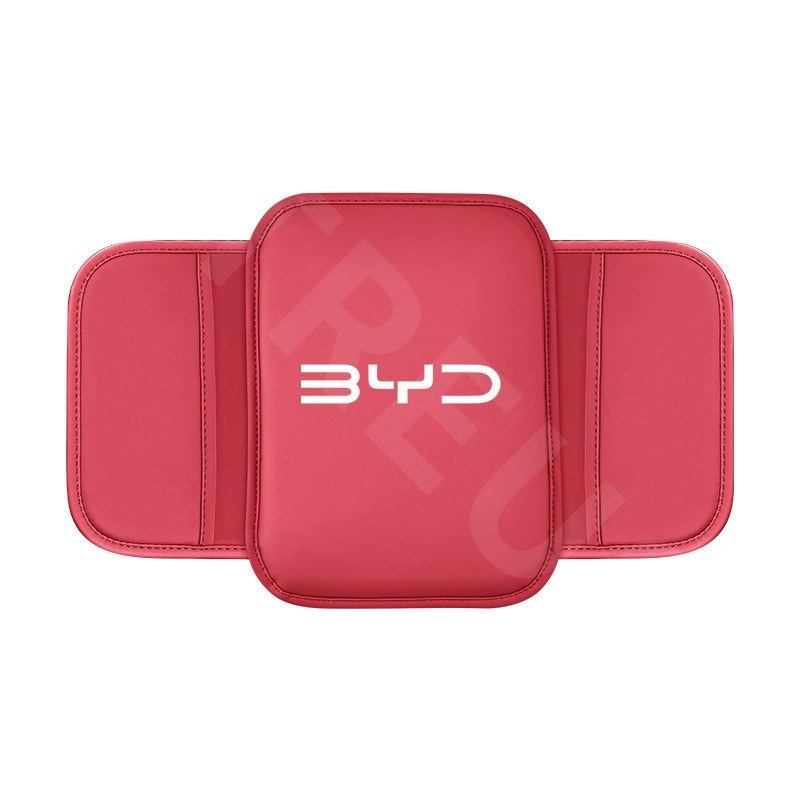 BYD ที่เท้าแขนในรถ เบาะที่เท้าแขนรถยนต์ คอนโซลกลางที่เท้าแขนปก เบาะ พร้อมถุงเก็บ Atto 3 Yuan plus Song Plus Dolphin Mini Seal U Han EV