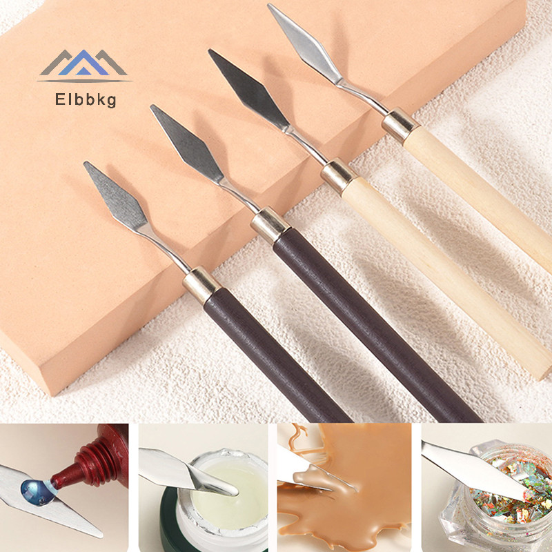 Eibbkg สแตนเลสสตีลเล็บกาว Smudge Dyeing Powder Sticks พร้อมที่จับลดราคา