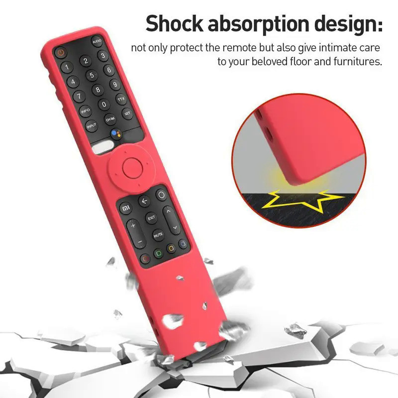 Silicone Remote Control Protective Case for Xiaomi Mi P1/P1E/Q1/Q1E Remote TV Stick Cover Soft XMRM-