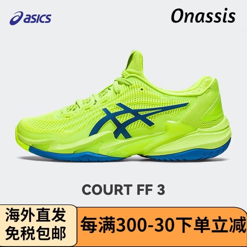 ASICS Aasics รองเท้าเทนนิสมืออาชีพ COURT FF NOVAK ใหม่สําหรับผู้ชายและผู้หญิง