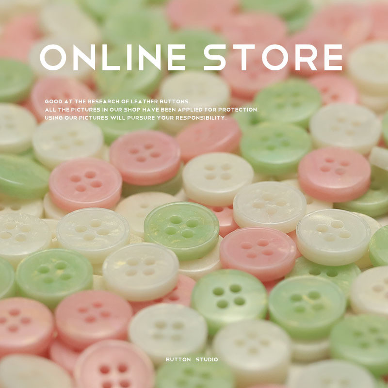 10ชิ้น/แพ็ค11มิลลิเมตรปุ่มเรซิ่นสําหรับถักคาร์ดิแกนด้านบนเสื้อผ้าตกแต่งแขนปกอุปกรณ์ขนาดเล็ก