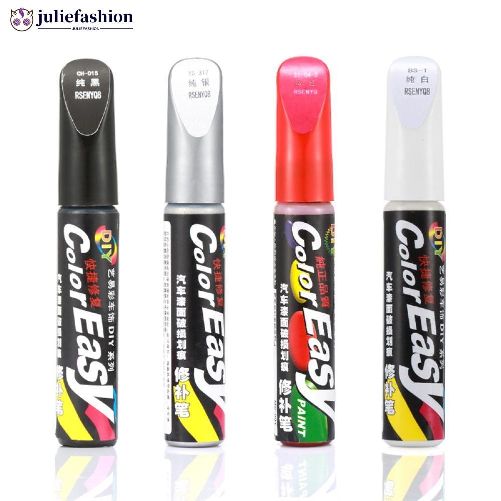 Juliefashion สีสันรถ Scratch Clear ซ่อมปากกาสี Touch Up ปากกากันน้ําซ่อมบํารุงรักษารถ-จัดแต่งทรงผมเครื่องมือ K6V5