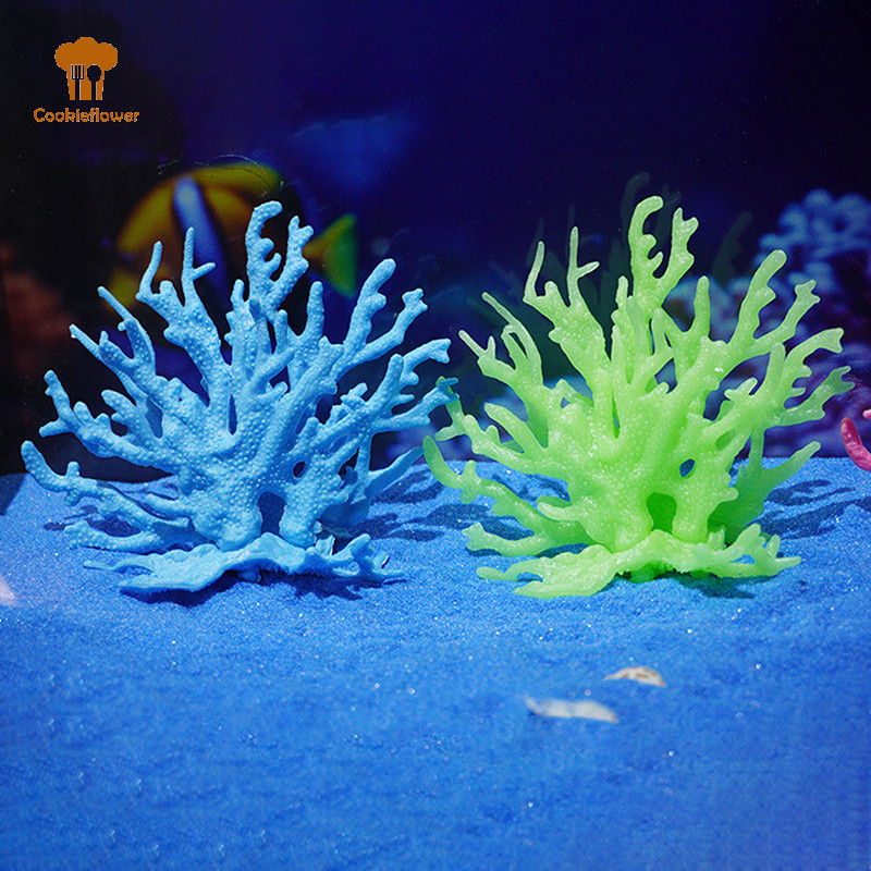Ckfr Coralline ปลาประดิษฐ์ตกแต่ง Aquarium ประดิษฐ์ PVC พืช Coral เครื่องประดับ Aquarium ภูมิทัศน์ใหม่