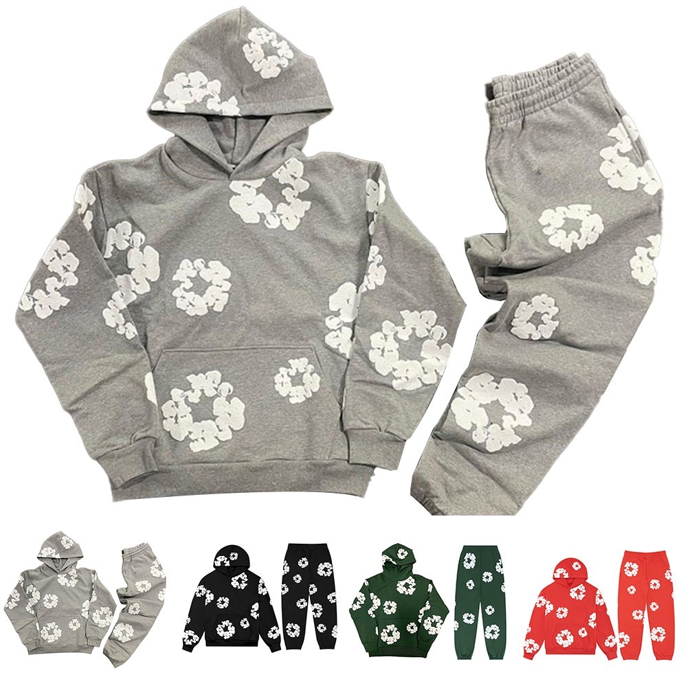 [LFT] Mens Harajuku Gothic Pullover Hoodie Pants Y2K Hip-hop Sweatshirt Street Wear
