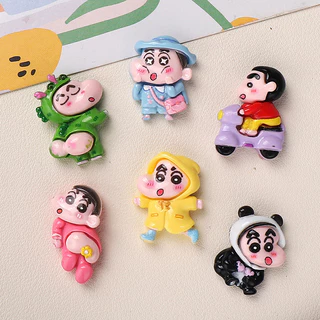 อุปกรณ์เสริมเรซิน DIY การ์ตูนอุปกรณ์เสริมก้นครีม Xiaoxin กิ๊บติดผมทำด้วยมือเคสโทรศัพท์หัวเข็มขัดรองเท้าชุดอุปกรณ์เสริม