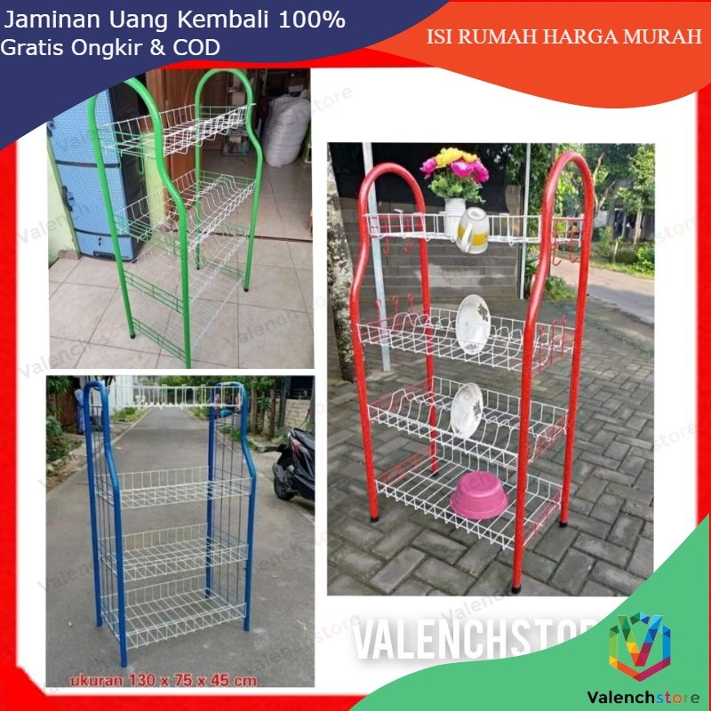 ECONOMIC 4-TIER DISH RACK / VALENCHSTORE ECONOMIC DISH RACK / 4-TIER DISH RACK / RACK