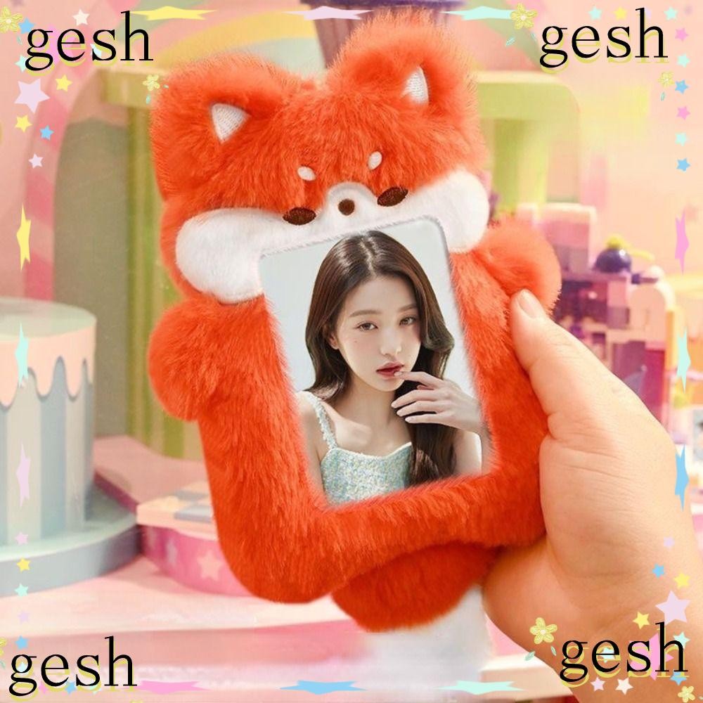 Gesh1 ตุ๊กตา Photocard ,การ์ตูนผู้ถือบัตรนักเรียน Photocard ,กระเป๋าน่ารักพวงกุญแจไอดอลภาพฝาครอบป้องกันรถบัสบัตรประตูแขน