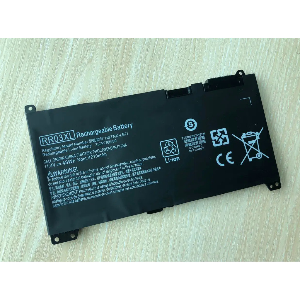 RR03XL Battery for HP ProBook 430 440 450 455 470 G4 HSTNN-PB6W HSTNN-UB7C HSTNN-LB71 51477-422 8516