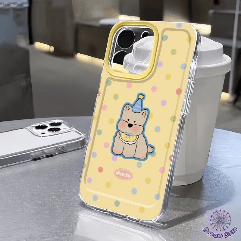 การ์ตูนลูกสุนัขน่ารักเคสโทรศัพท์ Tpu อ่อนสำหรับ Samsung A15 A05 A13 A14 A25 A34 A05s A24 A50 A54 A32 A03 A23 A02s A52