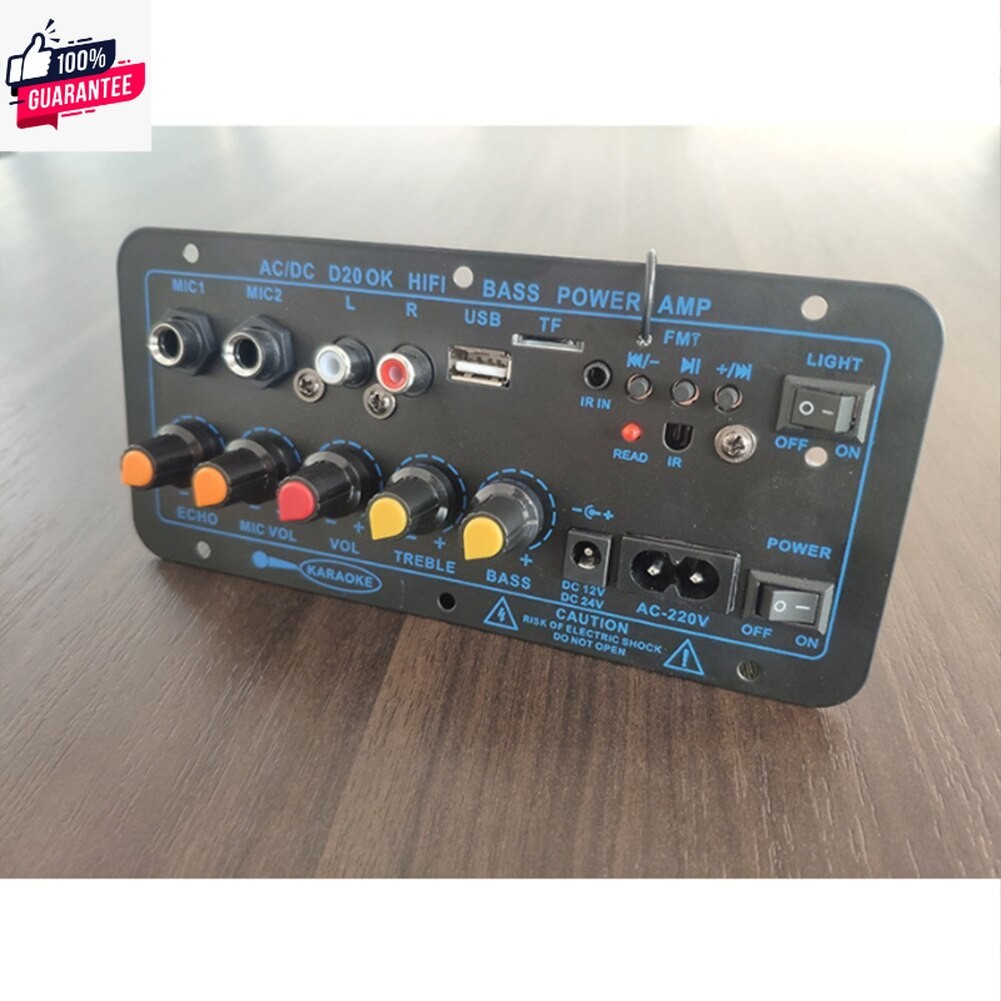 DIY Myself แอมป์จิ๋วแรงๆ12v ฟรีสายลำโพง 2 เส้น D10 D20 D100 220V 12V 24V Bluetooth 5.0เครื่องขยายเสี