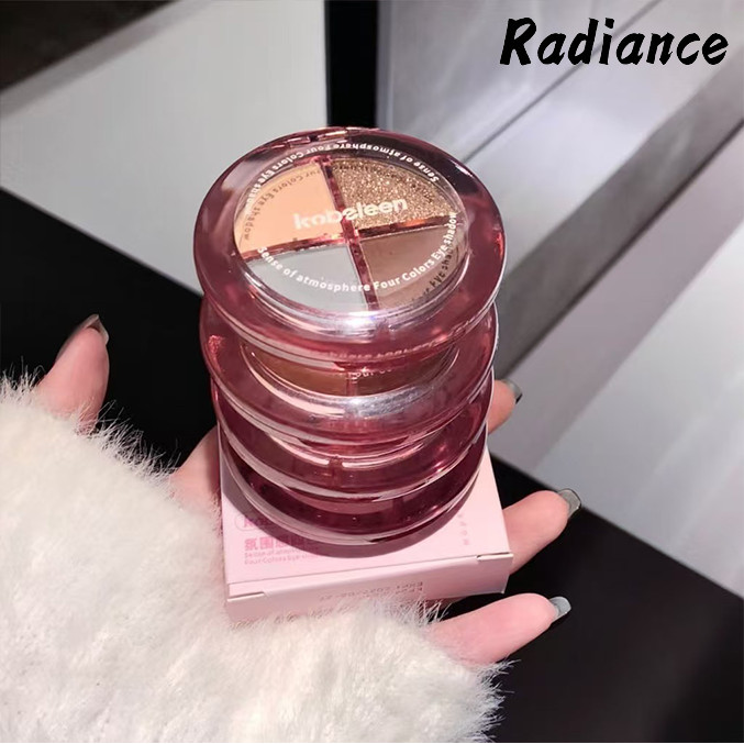 RADIANCE เนื้อแมตต์ พาเลทอายแชโดว์ ชิมเมอร์ ประกายมุก สี่สี
