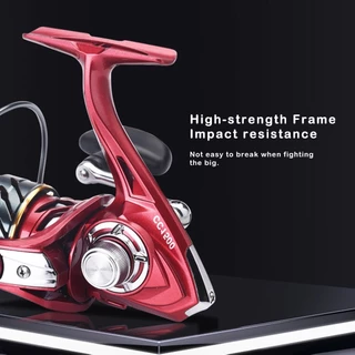 Fishing Reel รอกตกปลา 5.2:1 8 กก. ด้ามจับคู่ รอกหมุนลึก ตื้น สําหรับตกปลา รอกเบส อุปกรณ์ตกปลา