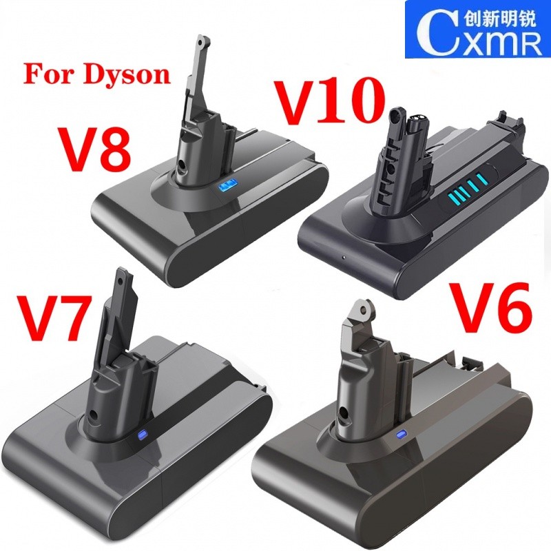 ✿แบตเตอรี่เครื่องดูดฝุ่นสำหรับ Dyson V7 SV12 V8 V10 Series SV07 V6 DC62 Absolute Fluffy Animal Pro ช
