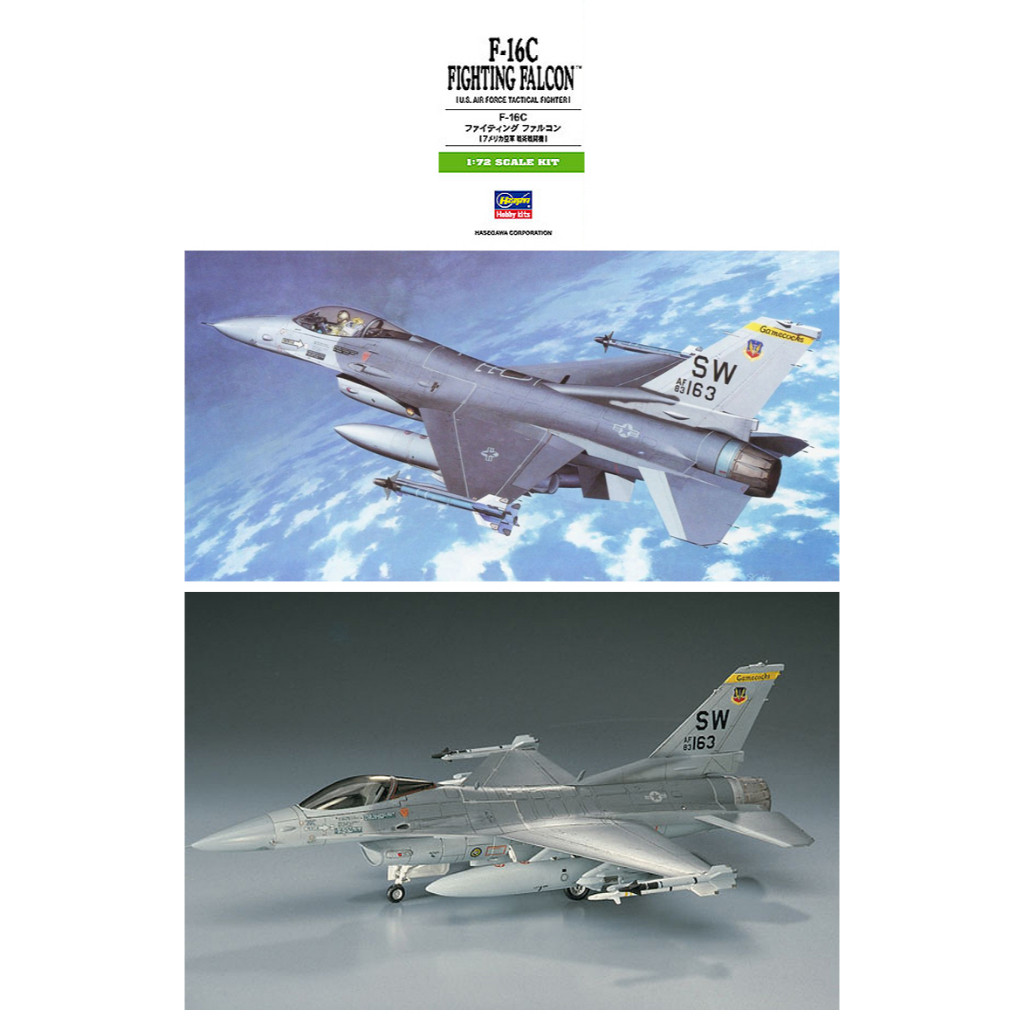 HASEAWA 00232 1/72 Scale รุ่น US F-16C Fighting Falcon falcon f16c