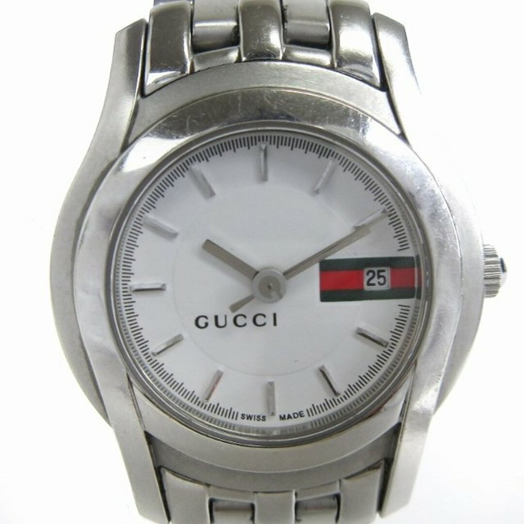 Gucci Sherry Line Watch Analog Quartz 5500L Dial White Direct from Japan Secondhand  62f52480e5e0917