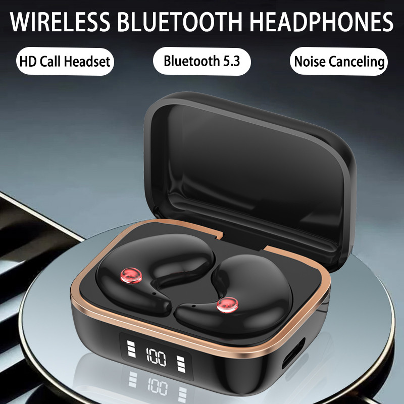 J11 TWS ไร้สายบลูทูธ 5.3 หูฟัง Sleeping Earbuds หูฟังอินเอียร์ HD สเตอริโอกีฬาชุดหูฟังกันน้ําสําหรับ