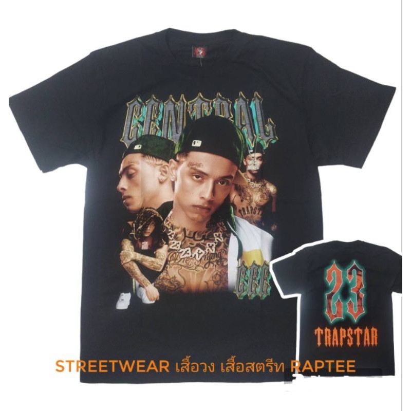[100% Cotton] เสื้อยืด central cee raptee hiphop oversize
