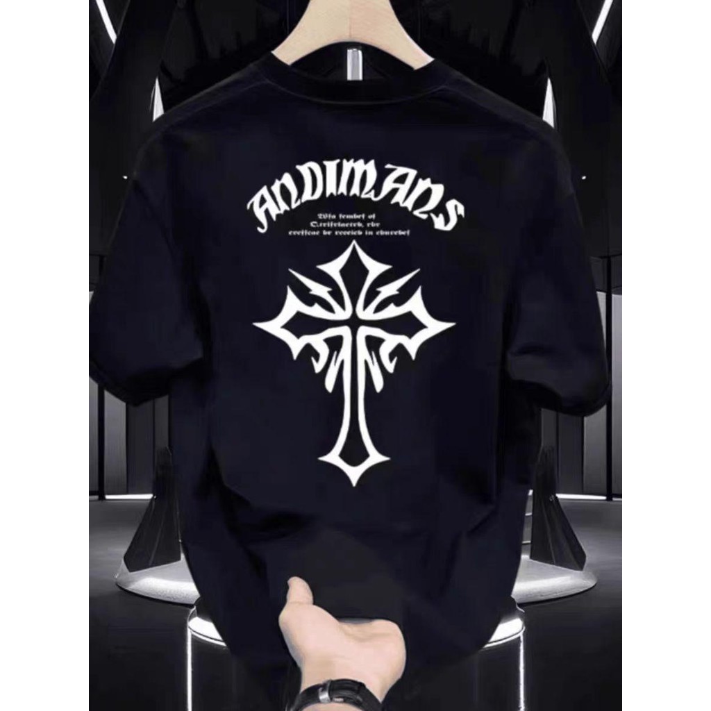 TeeTwoOneสไตล์สตรีท เสื้อยืด oversize"ANDIMANS-DB"COTTON 100 ผ้าฝ้ายใส่สบาย unisex จัดส่งจากประเทศไทย