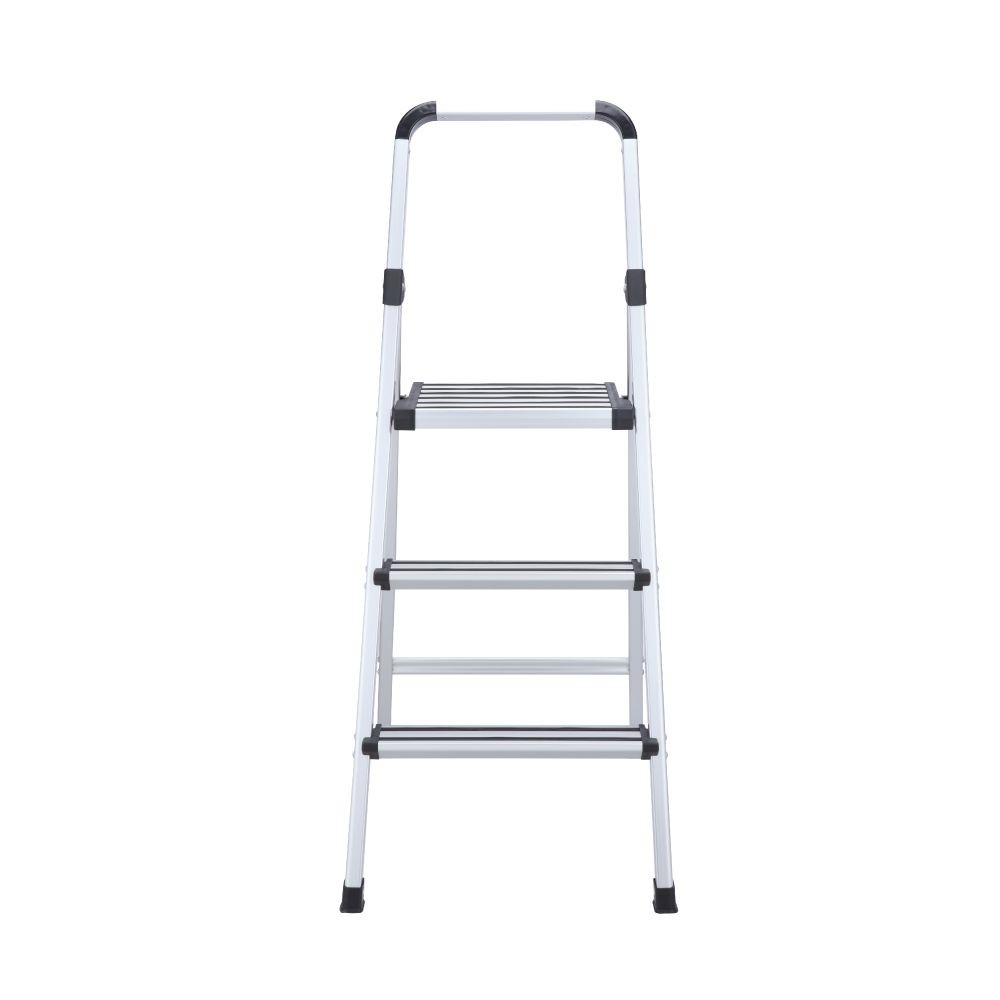 HomeHuk บันได 3 ชั้น รุ่นแบรดฟอร์ด 45 x 113.6 ซม. - สีเงิน