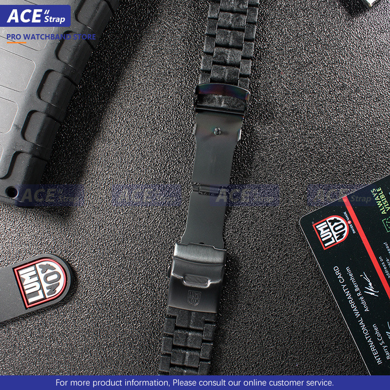 เหมาะสำหรับสายนาฬิกา LUMINOX คาร์บอนไฟเบอร์ 22mm 23mm
