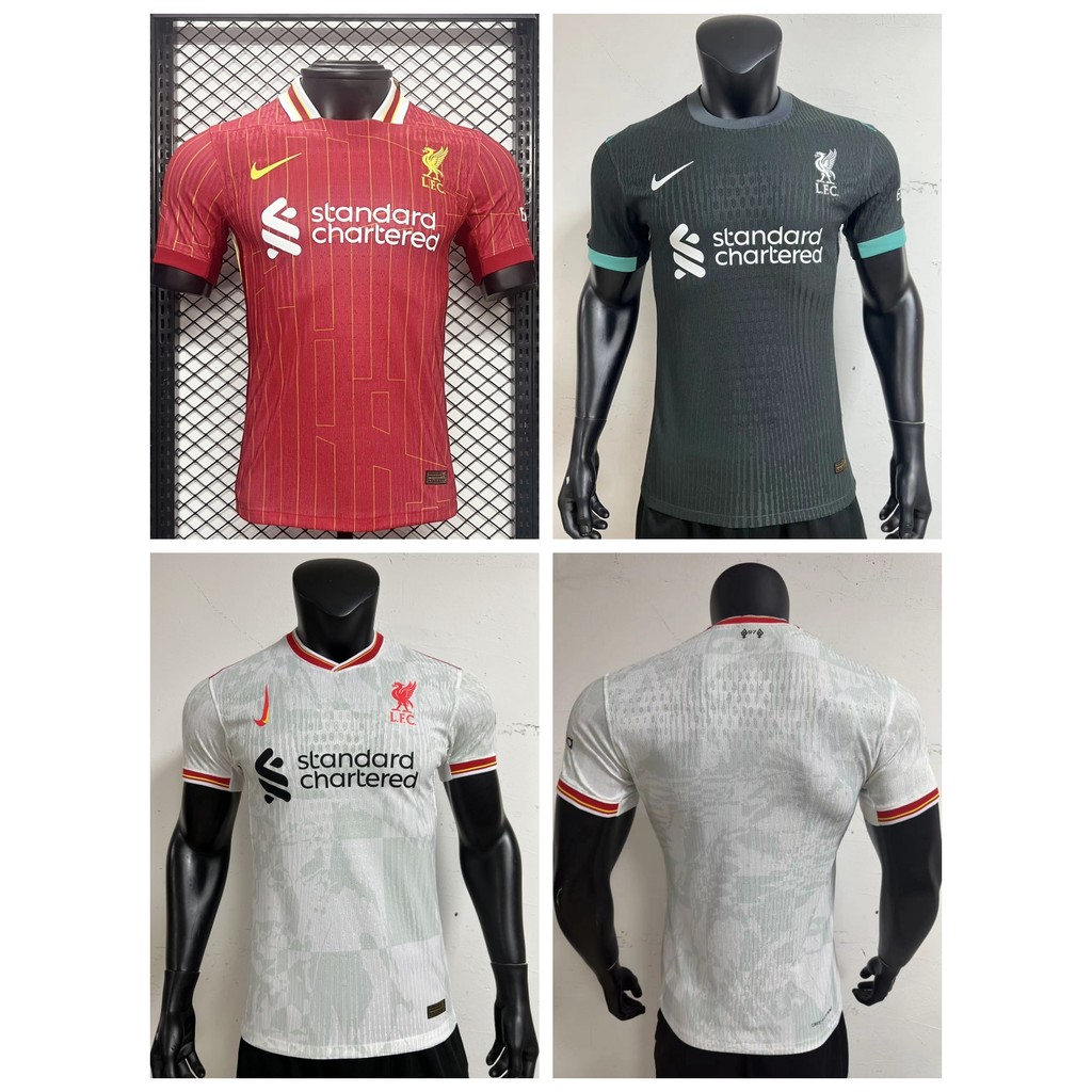 Player 2425 Liverpool Home Away เสื้อฟุตบอลคุณภาพสูง AAA+