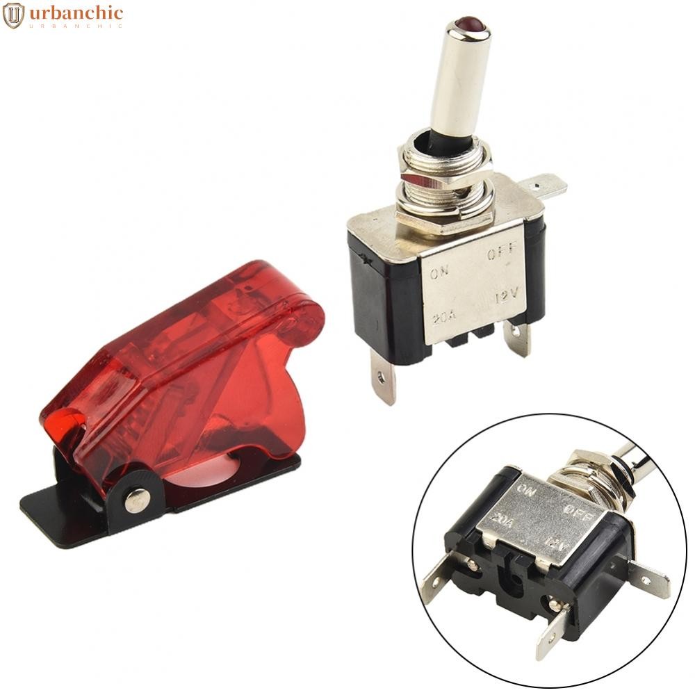Toggle Switch Heavy Duty LED On-Off SPST เสาเดี่ยวโยน 1 ชิ้น