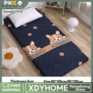 Soft Cushion Mattress Foldable Tatami Bed Breathable Pad Postural Care With Anti-Slip Topper Cashback