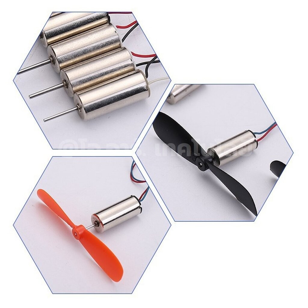 มอเตอร์โดรน มอเตอร์เล็ก 412/612/614/716/720/820 3.7VDC 20000-50000RPM Hollow cup Coreless Motor Drone มอเตอร์เครื่องบ...