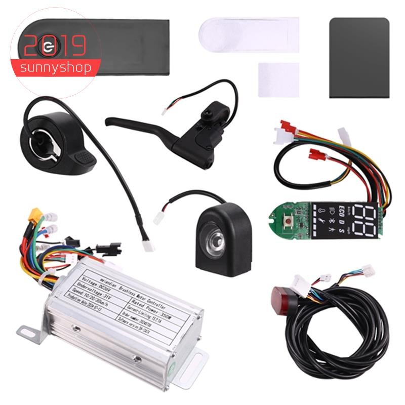 36V 350W คอนโทรลเลอร์ไร้แปรงถ่าน พร้อม มิเตอร์บลูทูธ ตัวเร่งไฟ เบรคมือ ชุดฝาครอบ สําหรับ Xiaomi M365/M365 Pro