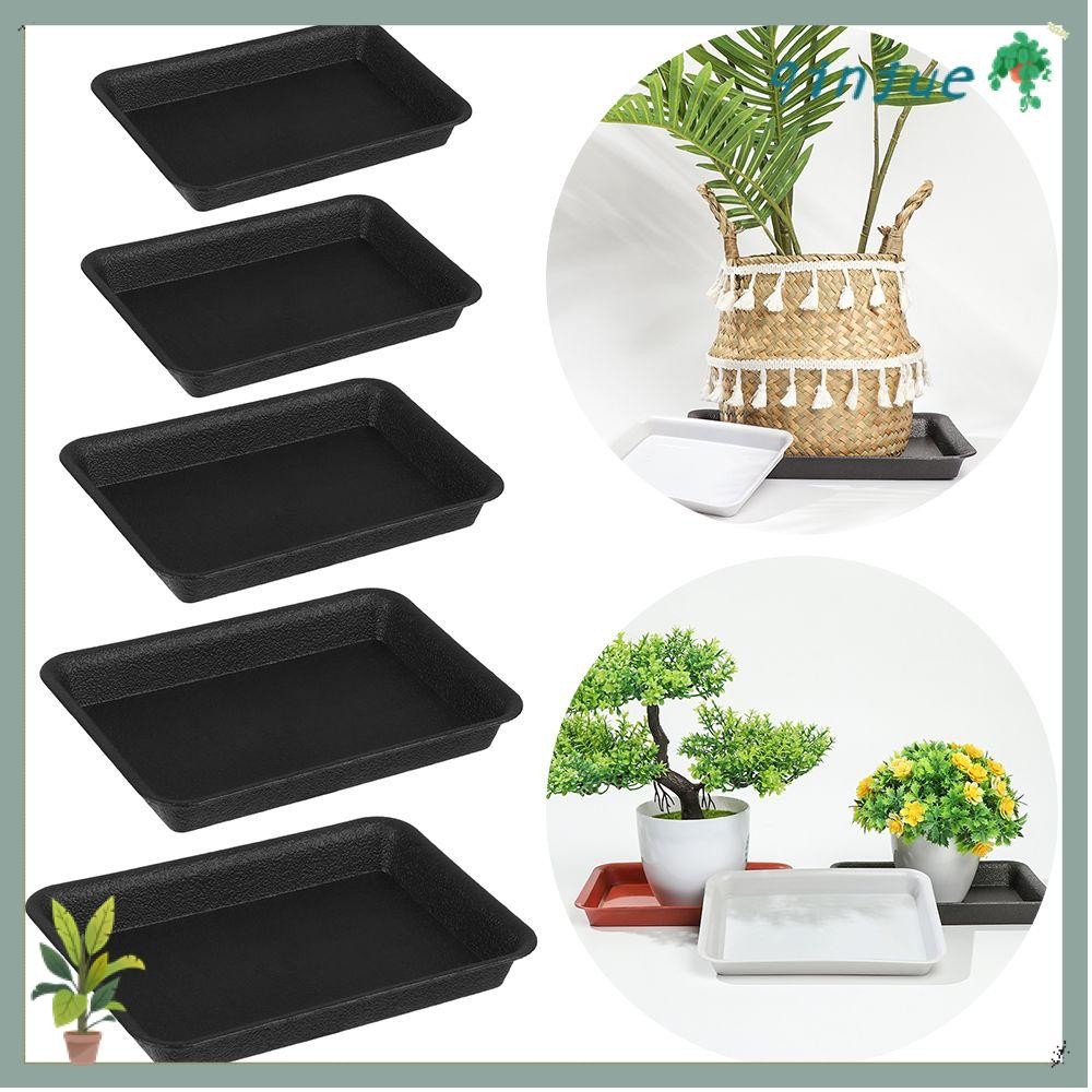 Printli ถาดพลาสติก ทรงสี่เหลี่ยมผืนผ้า สําหรับวางกระถางต้นไม้ ในสวน 1 ชิ้น