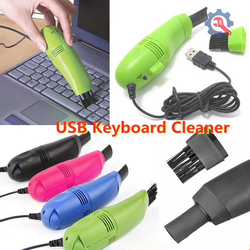 [GE] เครื่องดูดฝุ่นคอมพิวเตอร์ขนาดเล็ก USB คีย์บอร์ดทําความสะอาด PC แล็ปท็อปแปรงฝุ่นชุดทําความสะอาด TH
