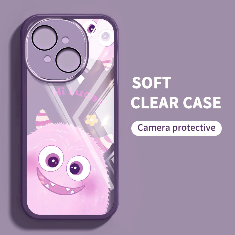น่ารักมอนสเตอร์เคสโทรศัพท์สําหรับ Infinix Smart 9 Tecno Spark Go 1 Spark Go 2025 Spark 30C Spark 30 Pro 4G 5G Pop 9 4G 5G Kl5n KL8H KL4 KL7 X6532 กรณีกันกระแทกป้องกันปกอ่อน