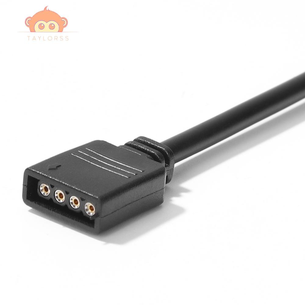 - สายแปลงอะแดปเตอร์ RGB เมนบอร์ด SM3P/SM4P สําหรับคอมพิวเตอร์ไฟ LED Stri [Taylor.th]