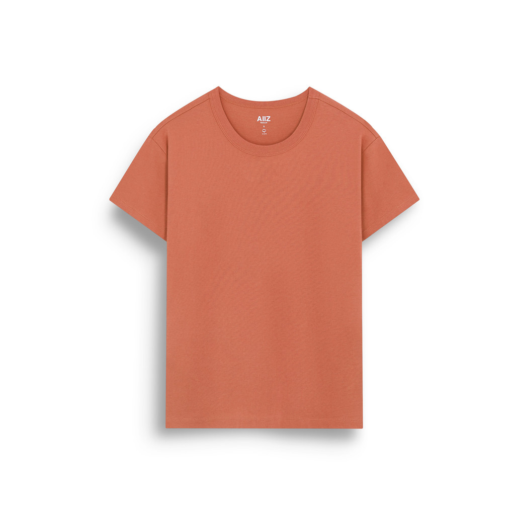 AIIZ (เอ ทู แซด) - เสื้อยืดผู้หญิงทรงมาตรฐานคอกลม Women's Crew Neck T-Shirt