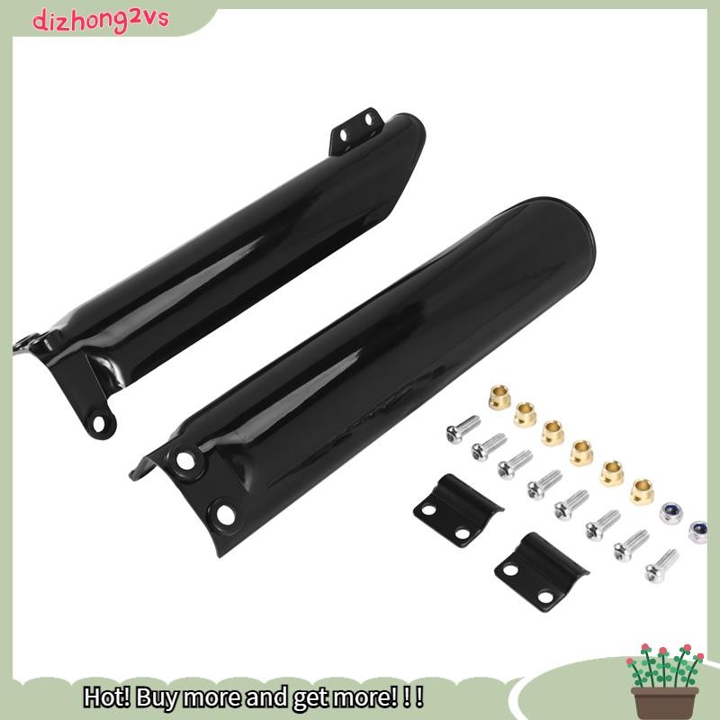 [dizhong2vs]1 คู่รถจักรยานยนต์ด้านหน้าส้อมตัวป้องกันครอบคลุมยามพลาสติกสําหรับ 110Cc 125Cc 140Cc 150C