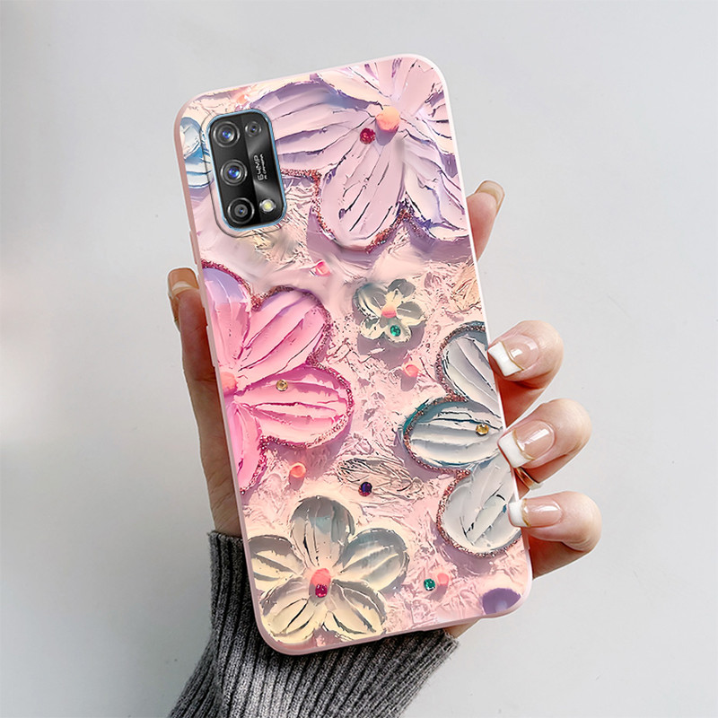 สําหรับrealme 7 / 7 Pro / Narzo 20 ProกรณีCandy Jelly Matteแมวน่ารักการ์ตูนตลกสุนัขรูปแบบนุ่มบางฝาครอบป้องกันปลอก - รูปที่ 2