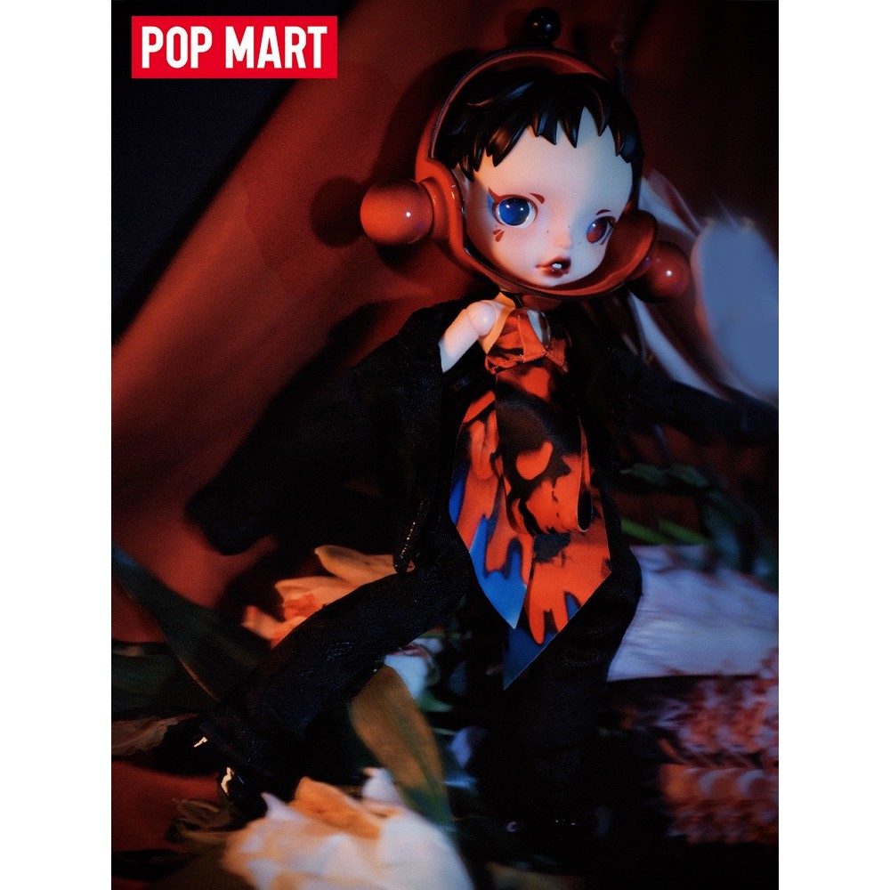 Popmart POPMART SKULLPANDA x MIKA NINAGAWA Flowers แอคชั่นฟิกเกอร์