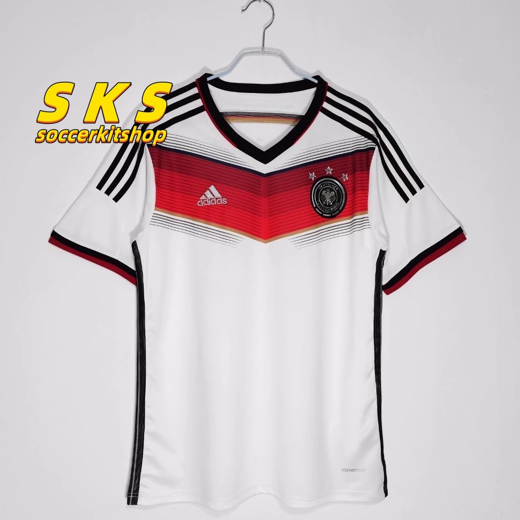 Germany 2014 Home Away เสื้อฟุตบอลย้อนยุคฟุตบอล #SCHWEINSTEIGER #KROOS #KLOSE #MULLER