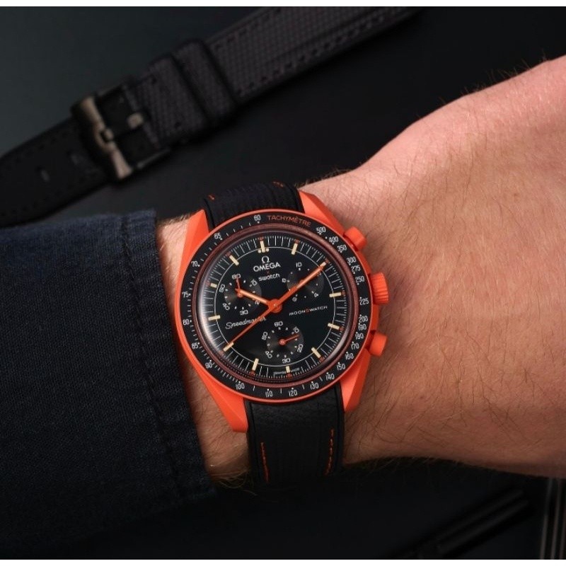สายนาฬิกา Omega x swatchsilicone 20 mm สําหรับ Omega x Swatch