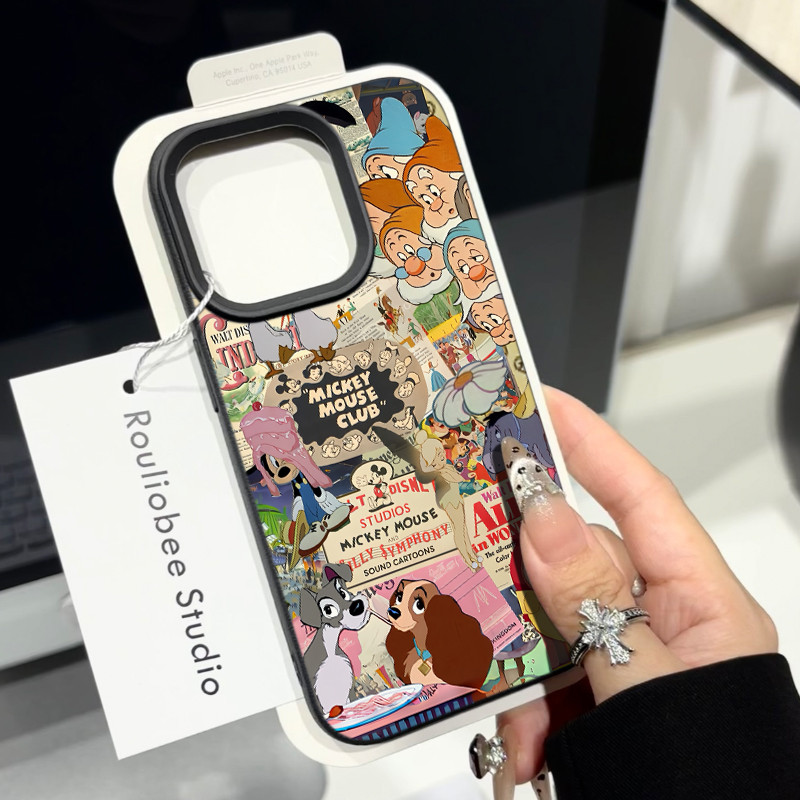 สําหรับiphone 16 15 14 13 12 11 Pro MAX X XR XS MAX 7 8 Plusน่ารักการ์ตูนสโนว์ไวท์เคสโทรศัพท์ปกอ่อน - รูปที่ 5