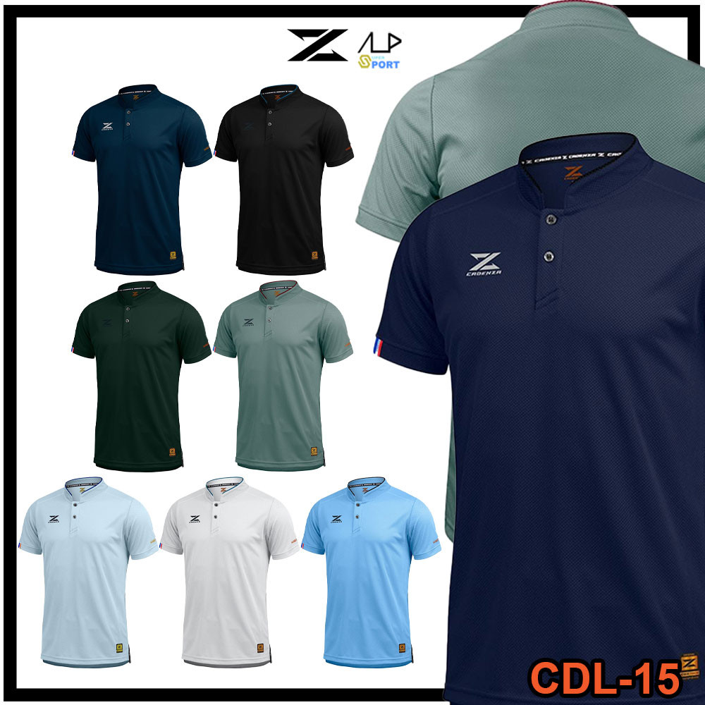 เสื้อโปโลคาเดนซ่า(คอจีน) CADENZA POLO รหัส CDL-15 ชายและหญิง S2 MANDARIN COLLAR แท้100%
