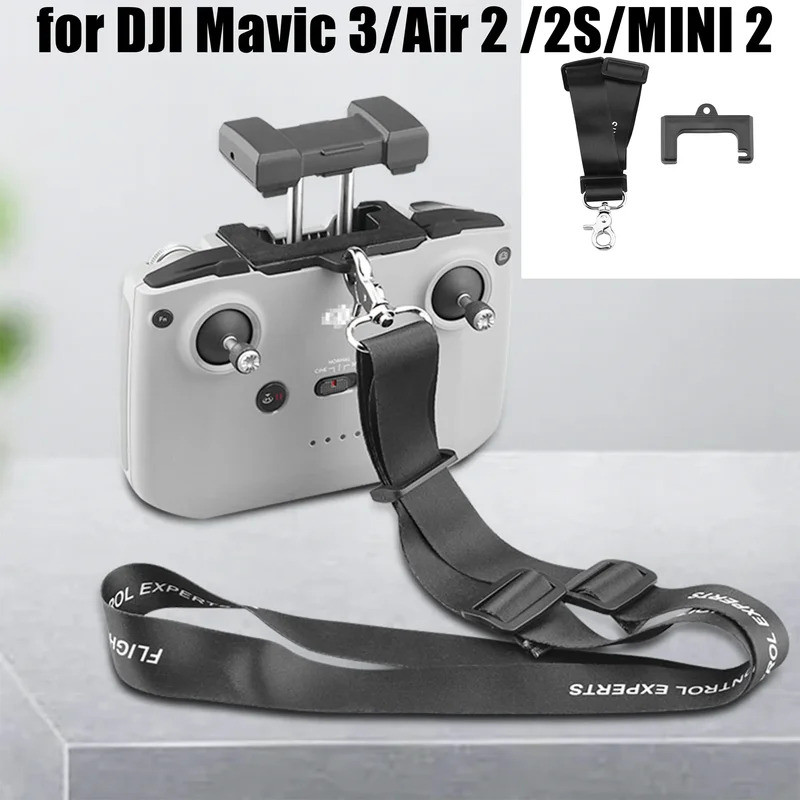 รีโมทคอนโทรลสายคล้องคอความปลอดภัยสําหรับ DJI Flip/NEO/Mini 4K/2/4/3 Pro/Mavic 3/Air 3S/2S Hook Holde