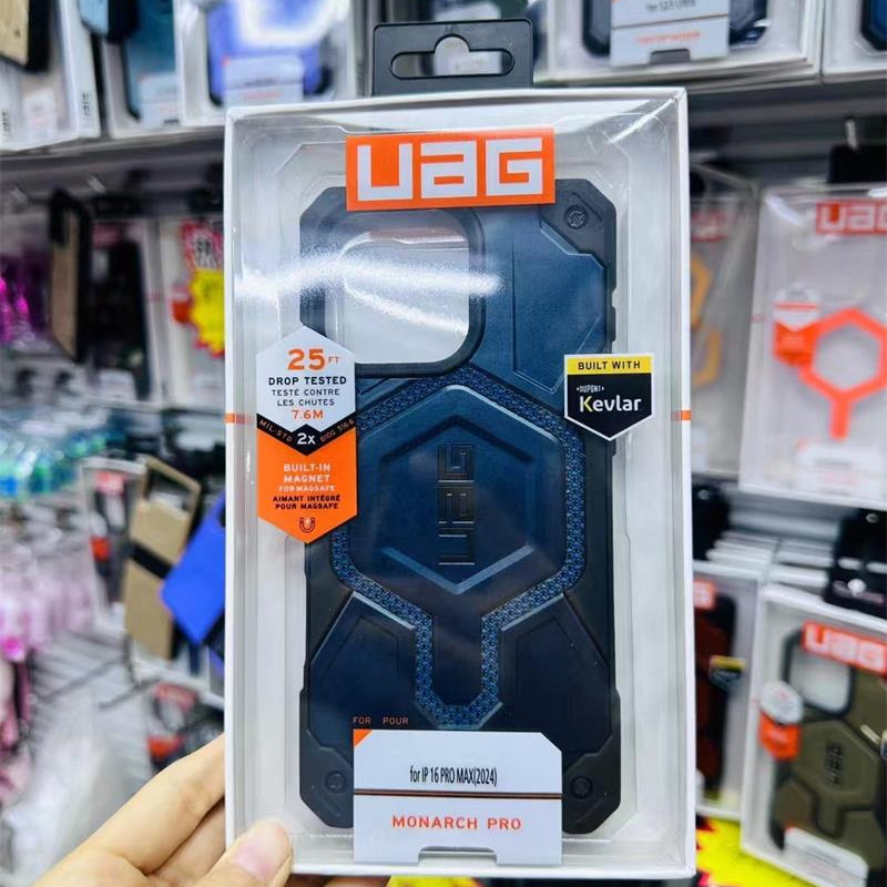 Uag Monarch Pro Kevlar® สําหรับ iPhone 16 Pro Max / 16 Pro / 16 Plus / iPhone 16 Magnetic Case Cover