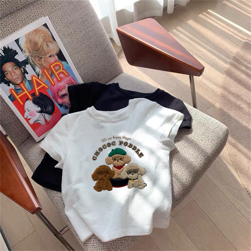 COD✅ (จัดส่งในกรุงเทพฯ) MAO Shop babytee~เสื้อยืดสั้นลูกสุนัขน่ารัก #2781