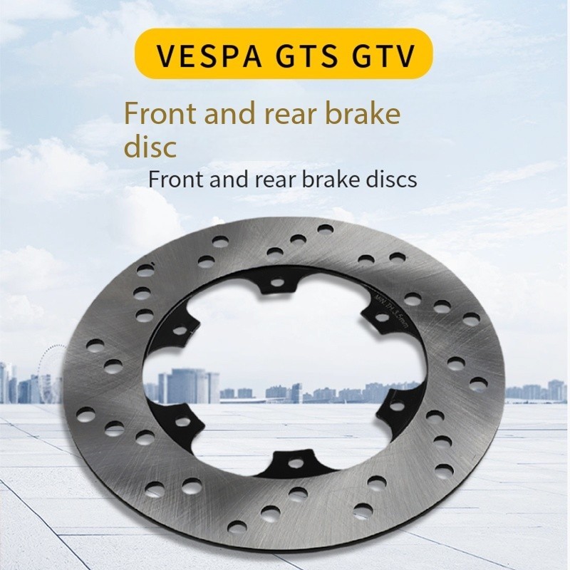 สำหรับรุ่นเวสป้า GTS 125,150,250,300 3V,4V GTV 300 GTS 300 ie Super จานดีสเบรคหน้า-หลัง