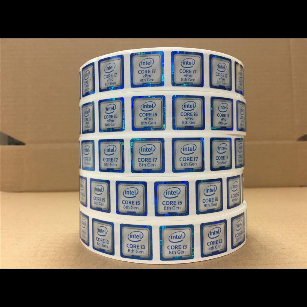 ■ แล็ปท็อป Eighth Generation cpu i5 i7 สติกเกอร์ฉลาก core 8th Generation core i3 i5 i7